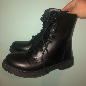 Black Combat Boots